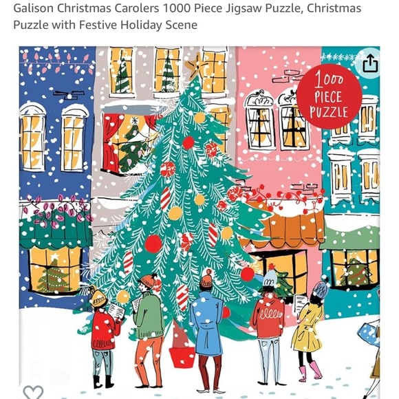 Christmas Carolers 1000 piece puzzle - Picture 2 of 4